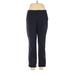 Eddie Bauer Dress Pants - Mid/Reg Rise: Blue Bottoms - Women's Size 8