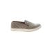 Steven by Steve Madden Sneakers: Slip-on Platform Classic Gray Print Shoes - Women's Size 8 1/2 - Almond Toe