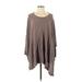 Romeo & Juliet Couture Pullover Sweater: Brown Tops - Women's Size Small