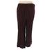 Newport News Casual Pants - High Rise: Brown Bottoms - Women's Size 24