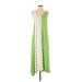 STINE GOYA Casual Dress: Green Dresses - Women's Size Small