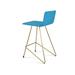 sohoConcept Corona Bar & Counter Stool Metal in Blue/Yellow | 37.5 H x 17.5 W x 19 D in | Wayfair CORUPH-CAT-BAR-BRS-09