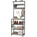 17 Stories Personette Hall Tree 23 Wide Metal in Gray | 66 H x 23 W x 11.8 D in | Wayfair 14CA3AAD82174689A78F8124C8419384