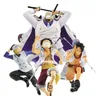 16CM PVC One Piece rufy Portgas D Ace Sabo Brohters Anime Figure da collezione Statue decorazioni