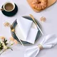 50 stücke Satin quadratische Servietten dienen Tisch dekoration Abendessen Handtücher Hochzeits