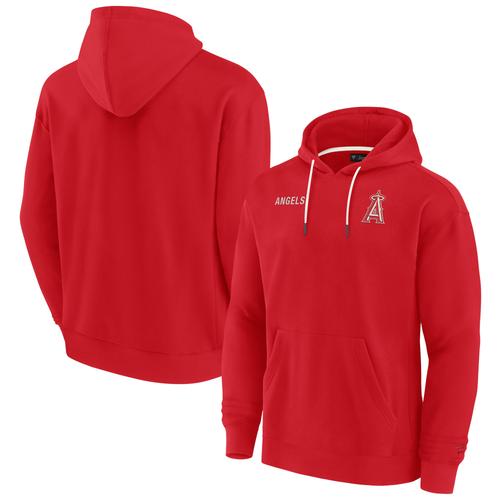 Roter Unisex-Kapuzenpullover mit superweichem Fleece von Los Angeles Angels Elements Fanatics