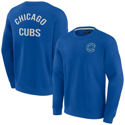 Unisex Fanatics Royal Chicago Cubs Superweiches Pullover-Sweatshirt mit Rundhalsausschnitt