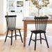 LUE BONA Windsor Solid Wood Dining Chairs For Kitchen And Dining Room Set of 2 - 18.1"D x 18.1"W x 35.1"H