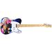 Avril Lavigne Autographed Fender Telecaster Electric Guitar - Hand Painted by Artist Cortney Wall Limited Edition #1 of 1