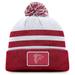 Men's Fanatics Branded Red Atlanta Falcons Cuffed Knit Hat with Pom