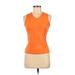 Nike Active T-Shirt: Orange Activewear - Women's Size Medium