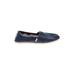 TOMS Flats: Blue Print Shoes - Women's Size 9 - Almond Toe