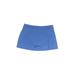 Lands' End Casual Mini Skirt Mini: Blue Solid Bottoms - Women's Size 14 Petite