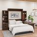 Hokku Designs Junxi Queen Solid Wood Storage Bed Wood in Brown | 87 H x 109 W x 87 D in | Wayfair 2BB4A038DCCF427FA1FD09DC896C0808