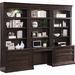 Lark Manor™ Amarina 94" H x 120" W Standard Bookcase Wood in Brown | Wayfair 62A2034CC80E44578B2A4F7FA2E67698