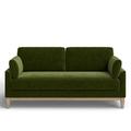 Joss & Main Pera 75.5" Upholstered Sofa Velvet, Wood in Green | 35 H x 75.5 W x 34 D in | Wayfair BE76B0D0E017406B9F5746A980F4E8E1