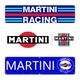 Martinis-Bannière de Voiture en Polyester Tapisserie Imprimée Sensation d'Extérieur Décoration de