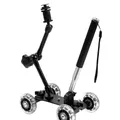 Mini stabilisateur de voiture vidéo pour appareil photo reflex numérique table d'appareil photo