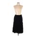 Express Casual Dress - A-Line Open Neckline Sleeveless: Black Solid Dresses - Women's Size Large