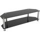 AVF SDC1400 TV Stand - Black & Chrome, Silver/Grey,Black