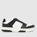 Tommy Jeans leather cupsole 2.0 trainers in black & white