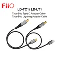 Fiio LD-TC1 LD-LT1 Cavo adattatore USB da tipo B a tipo C Lightning Circa 50 cm per amplificatore per cuffie HIFI K9 PRO K5 Pro