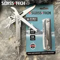 SWISS TECH 11 in 1 Multitool Mini coltello pieghevole coltello da tasca portatile forbici strumento