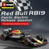 Bburago 1/43 2023 F1 Red Bull RB19 modello di auto da corsa #1 verpunpen #11 modelli in scala