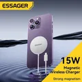 Caricabatterie wireless Qi magnetico Essager 15W con cavo per iPhone 14 13 12 Pro Max ricarica