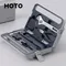 HOTO 3.6V cacciavite Set di strumenti a batteria Kit di strumenti di riparazione scatola di strumenti meccanici per la casa cacciavite fai da te martello misura di nastro