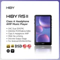 HiBy R5 II/R5 GEN 2 Lettore musicale audio HiFi MP3 USB DAC Cuffie AMP Bluetooth WIFI MQA16x DSD256 ES9219C 768kHz/32bit 4500mAh