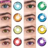Uyaai ru 3-tägige Lieferung Cosplay Farb linse Augen Anime Kontakt linse Kosmetik rot grün Pupillen