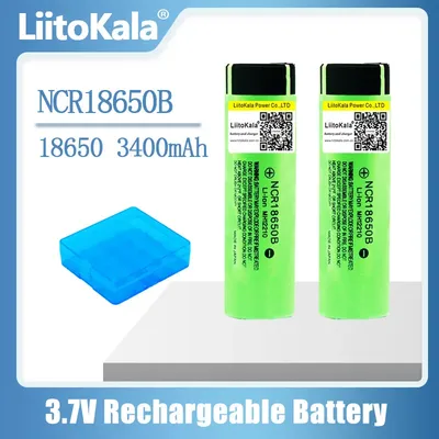 Heißer LiitoKala neue original NCR18650B 34B 3 7 V 18650 3400mAh lithium-batterie für taschenlampe +