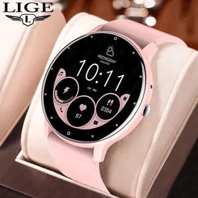 Lige 1,39 Smartwatch Frauen Männer Zoll Bluetooth Anruf Sport Frauen Smartwatch Herzfrequenz messer wasserdichte Uhren für Männer Image