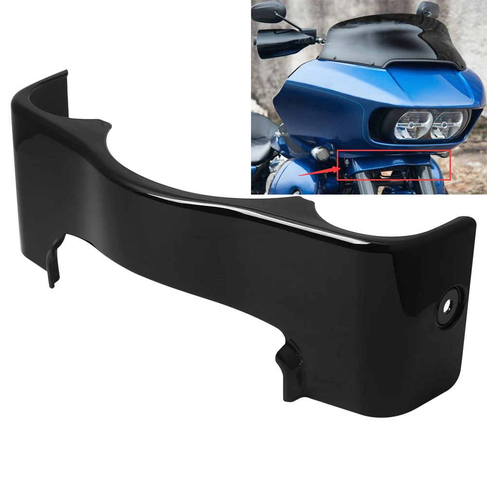 Motorrad glänzend schwarz ABS äußere Verkleidung Trim Rock für Harley Touring CVO Road Glide Special FLTRXS Ultra FLTRU 2015-2024 Image