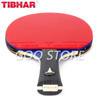 TIBHAR Tischtennisschläger 6/7/8/9 Sterne Allround-Pipmles in Ping-Pong-Schlägern Klinge mit Schwamm Image