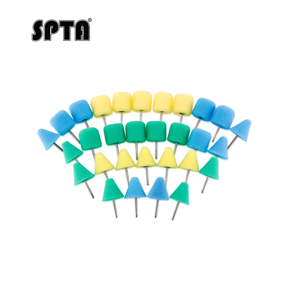 SPTA Detaillierung Polieren Polieren Pads Mini Schwamm Pads Kits Auto Detail Polierer Pads Für Auto Rad Scheinwerfer Auf Bohrer & Rotrary Image