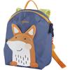 Kinderrucksack SIGIKID "Fuchs, 24 cm", Kinder, Gr. B/H/T: 22cm x 24cm x 10cm, blau (blau, orange), Nylon, Polyester, Rucksäcke
