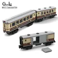 Train Cabin Fit for 10194 The Emerald Night Train Bricks Model Moc City Car Carriage Building Blocks