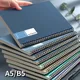 A5 B5 Notebook 40/80Sheets Spiral Coil Thickened Notebook Diary Journal Notepad line Notebook Office