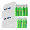 4/8/16/24 pack PKCELL 2200MAH AA Battery +AAA 850MAH 1.2V NI-MH AAA/AA Rechargeable batteries and