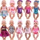 Doll Clothes Flamingo Unicorn Swimsuit For 43Cm New Baby Born&18Inch American Doll Girl Generation