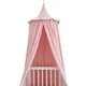 100% Cotton Crib Kids Room Deco Baldachin with Frill Bed Curtain Canopy for Nursery