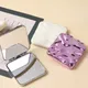 Foldable Plating Makeup Mirror Mini Square Makeup Vanity Mirror Portable Hand Mirrors Double-sided