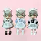 New Ob11 Bjd Dolls Dress Clothes With Apron Doll French Maid With Headwear For Ob11 Obitsu 11 Molly