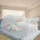 Foldable Mosquito Net Portable Bottomless Anti Mosquito Camping Mesh Tent Double Single Bed for