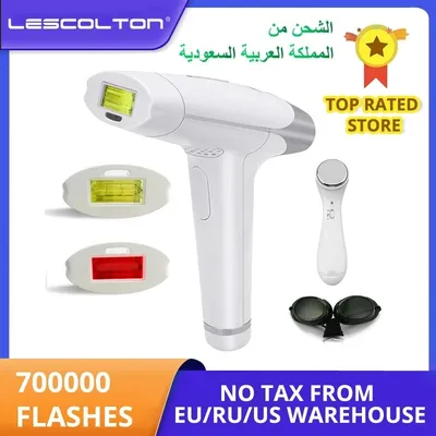Lescolton 2in1 IPL Laser Hair Removal Machine Laser Epilator Hair Removal Permanent Bikini Trimmer Shopping