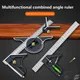 Multifunctional Angle Ruler Combination Square Stainless Steel Combo Square Carpentry Tools