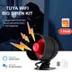 Tuya WiFi Siren Alarm System Wireless Loud Sound Alert Siren Kit Smart Life Siren Compatible With