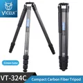 VICELK 158cm Compact Carbon Fiber Tripod 32mm Tube Heavy Duty Camera Travel Tripod for DSLR Camera